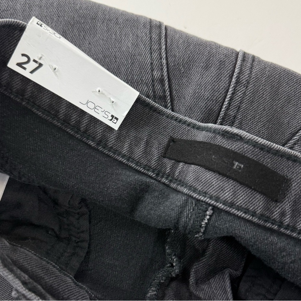 Joe's Jeans The Tulie Skirt w/ Grace Womens 27 Black Vintage Stretch Denim Midi - Picture 7 of 13